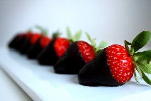 Dark Chocolate Covered Strawberries