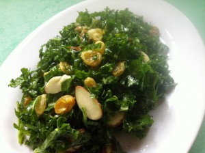 Chef Nikki's Raw Kale Salad Recipe