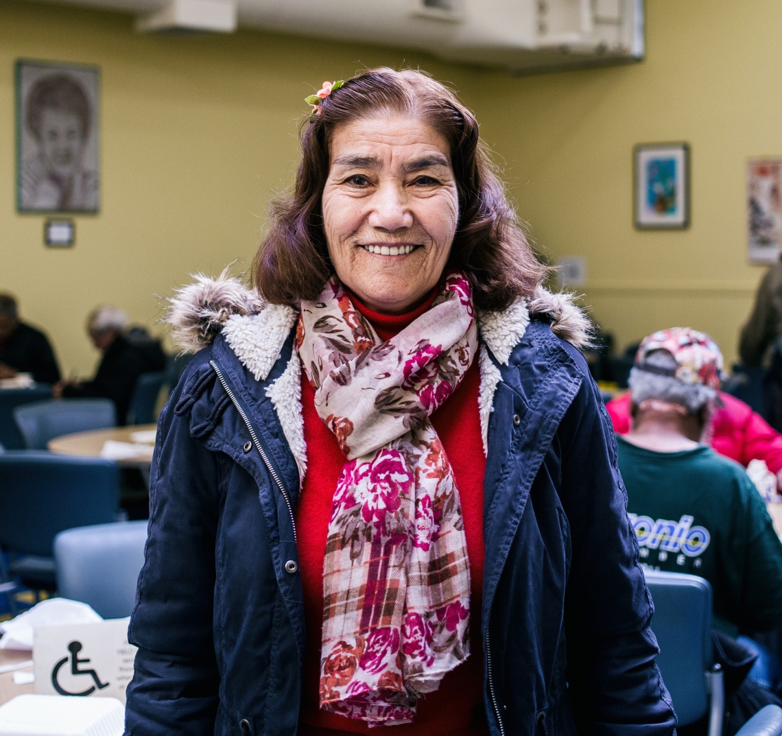 Project Open Hand client Orazgul, from Turkmenistan, is one of the hundreds of San Francisco senior who benefits from our daily meals services. Project Open Hand client Orazgul, from Turkmenistan, is one of the hundreds of San Francisco senior who benefits from our daily meals services.