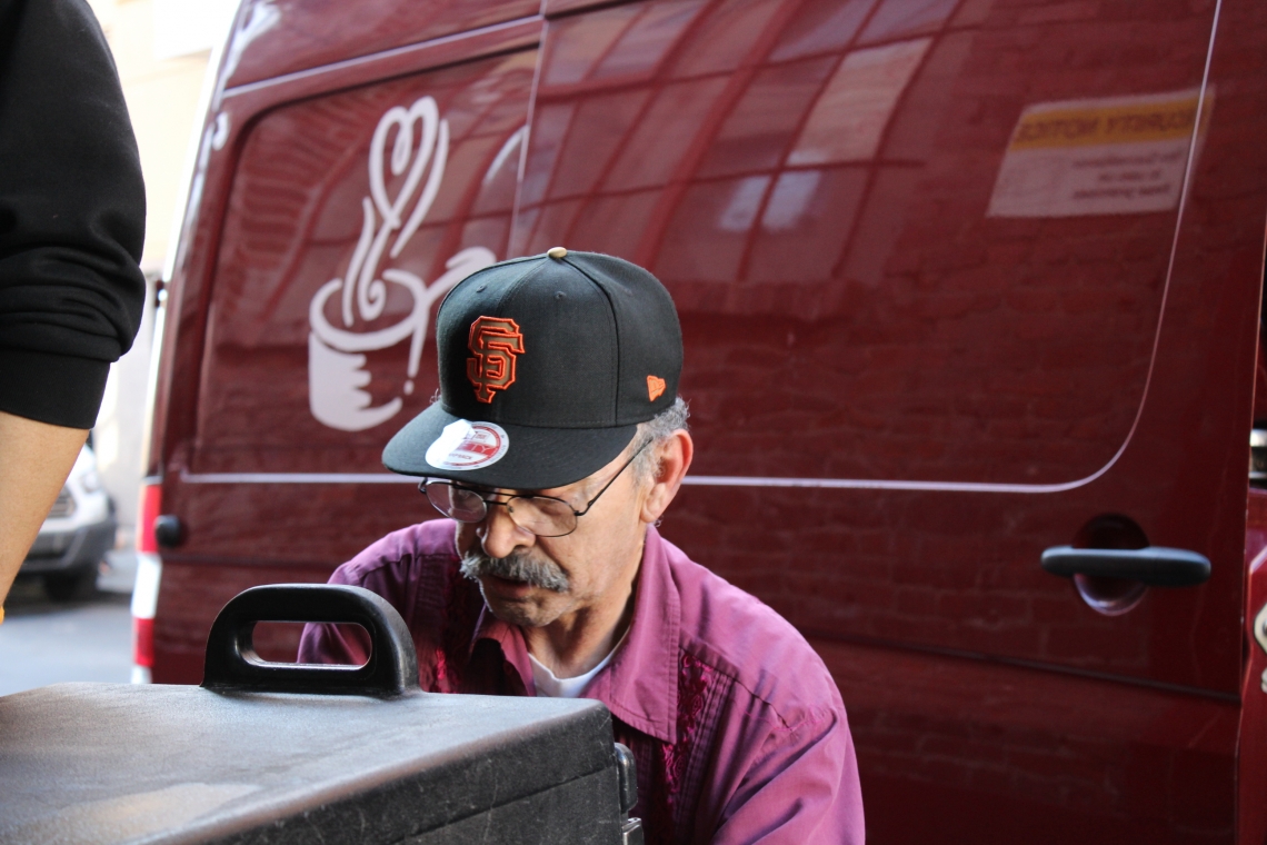 Otto Baltodano, Lead Driver for Project Open Hand, has delivered Otto Baltodano, Lead Driver for Project Open Hand, has delivered