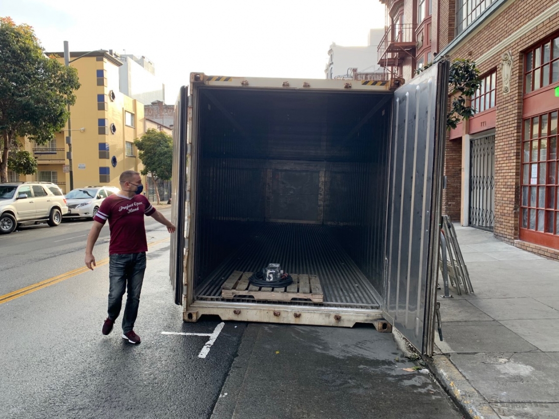40-foot freezer trailer