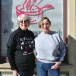Cheryl and Ann Volunteer in Oakland