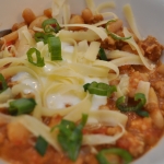 Turkey chili with white beans recipe